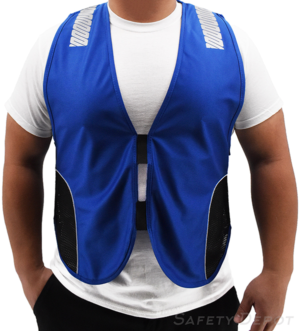 RB180 Unisex Royal Blue Reflective Safety Vest